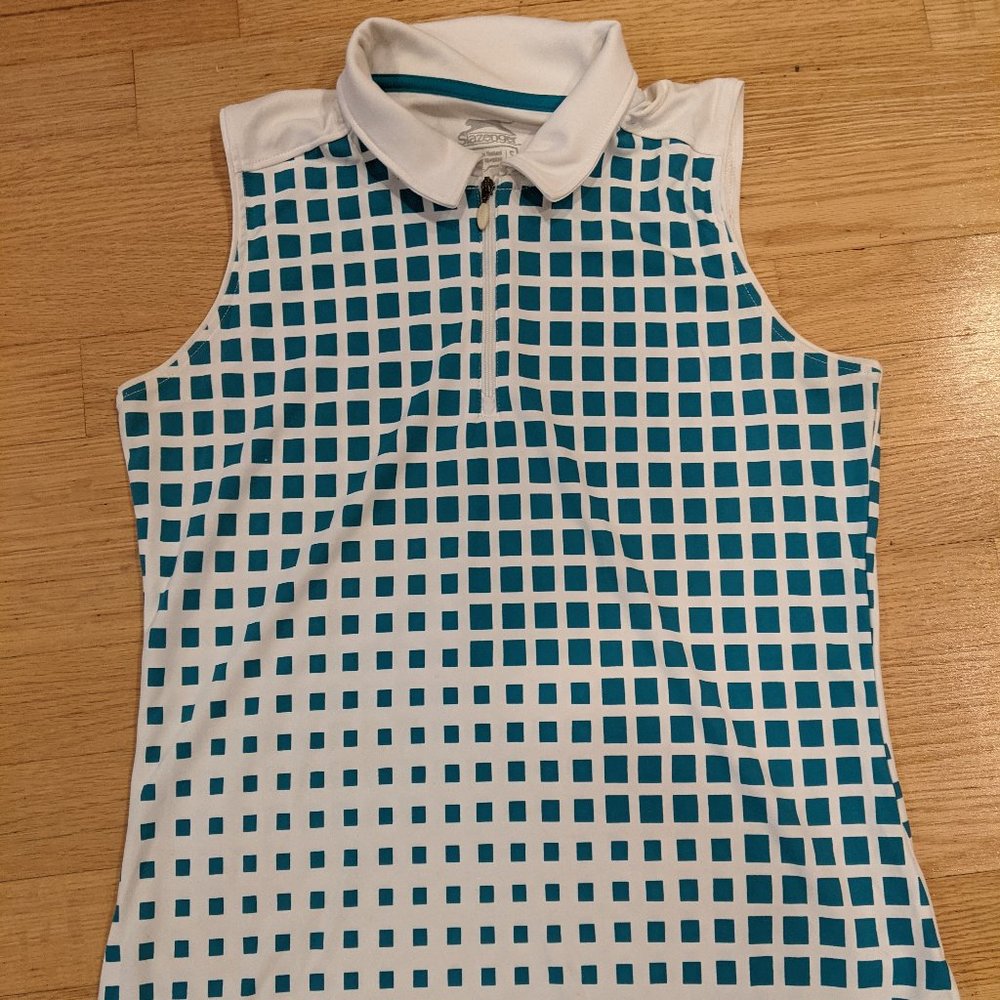 Slazenger Women's Sleeveless Golf Turquoise Small
